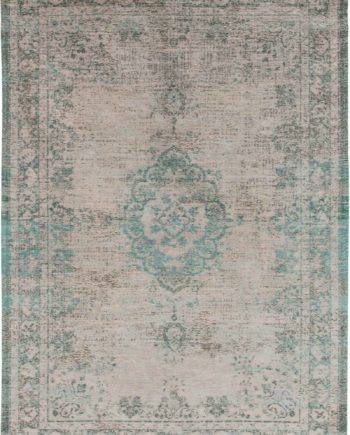 Louis De Poortere rug LX 8259 Fading World Medaillon Jade Oyster