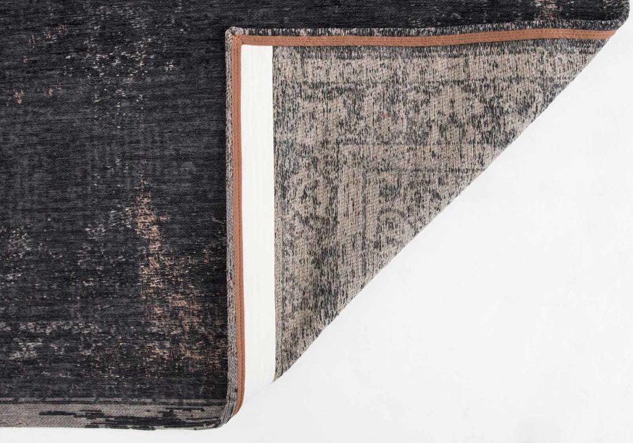 Louis De Poortere rug LX 8263 Fading World Medaillon Mineral Black back
