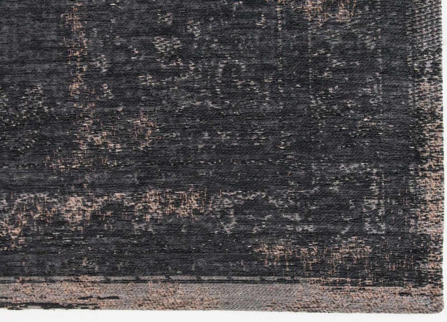 Louis De Poortere rug LX 8263 Fading World Medaillon Mineral Black corner