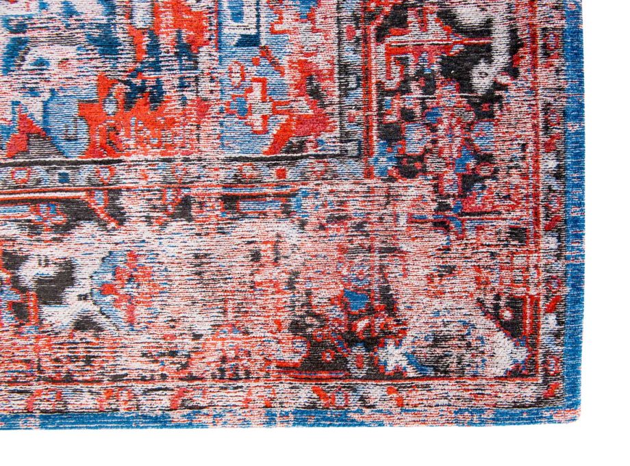Louis De Poortere rug LX 8703 Antiquarian Antique Heriz Classic Brick corner