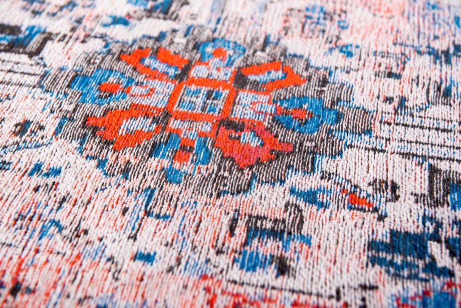 Louis De Poortere rug LX 8703 Antiquarian Antique Heriz Classic Brick zoom 2