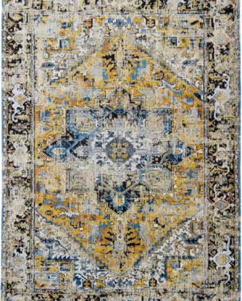 Louis De Poortere rug LX 8704 Antiquarian Antique Heriz Amir Gold