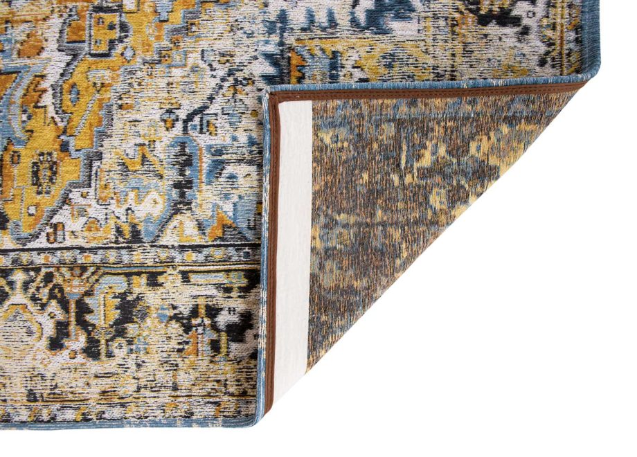 Louis De Poortere rug LX 8704 Antiquarian Antique Heriz Amir Gold back