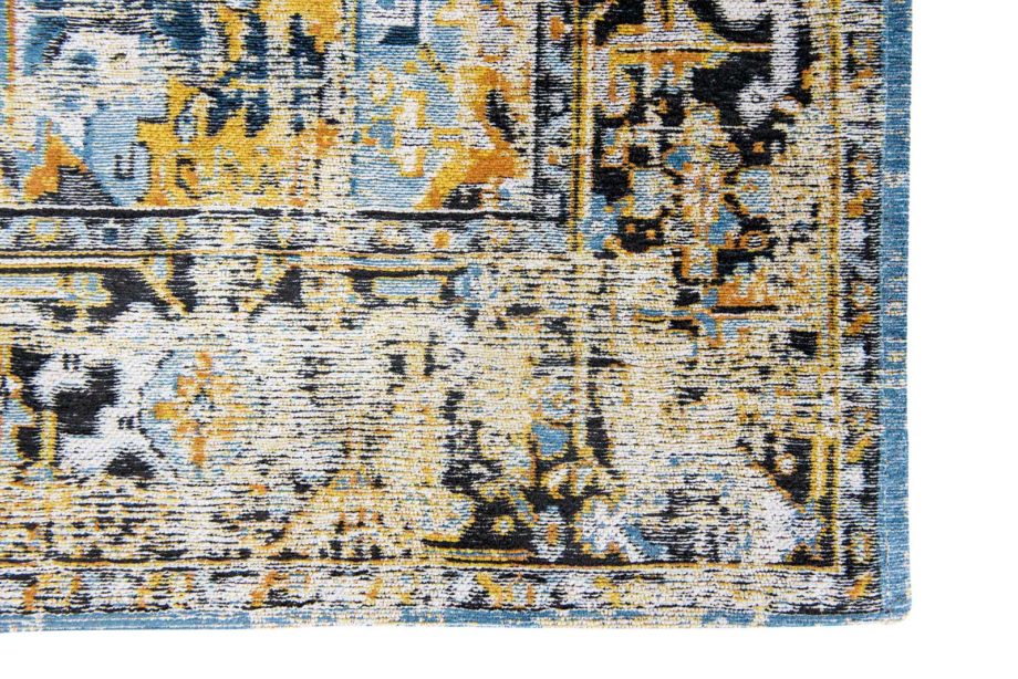Louis De Poortere rug LX 8704 Antiquarian Antique Heriz Amir Gold corner
