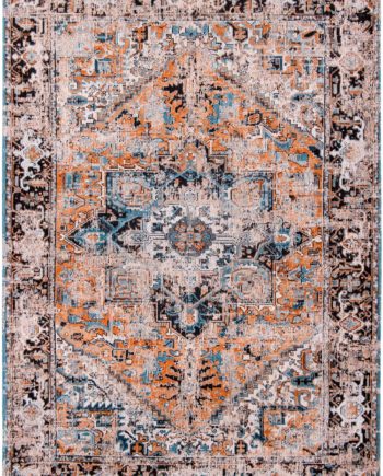 Louis De Poortere rug LX 8705 Antiquarian Antique Heriz Seray Orange