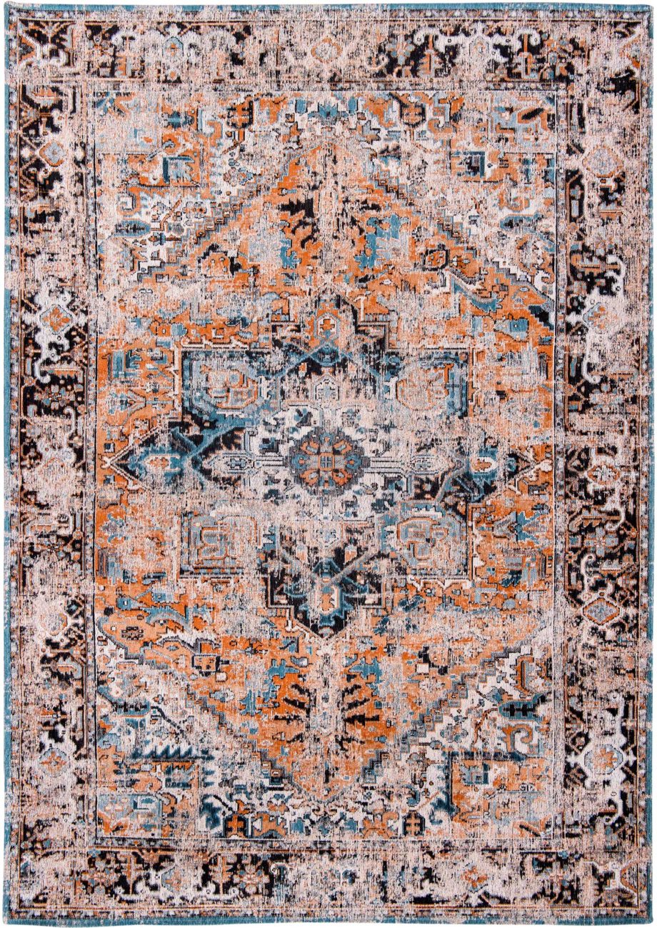 Louis De Poortere rug LX 8705 Antiquarian Antique Heriz Seray Orange