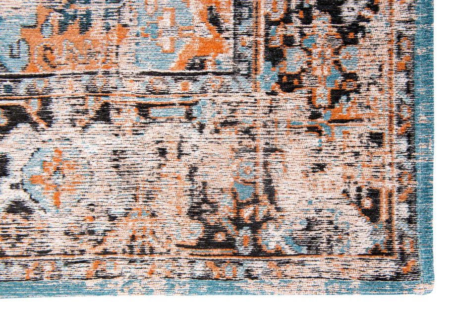 Louis De Poortere rug LX 8705 Antiquarian Antique Heriz Seray Orange corner