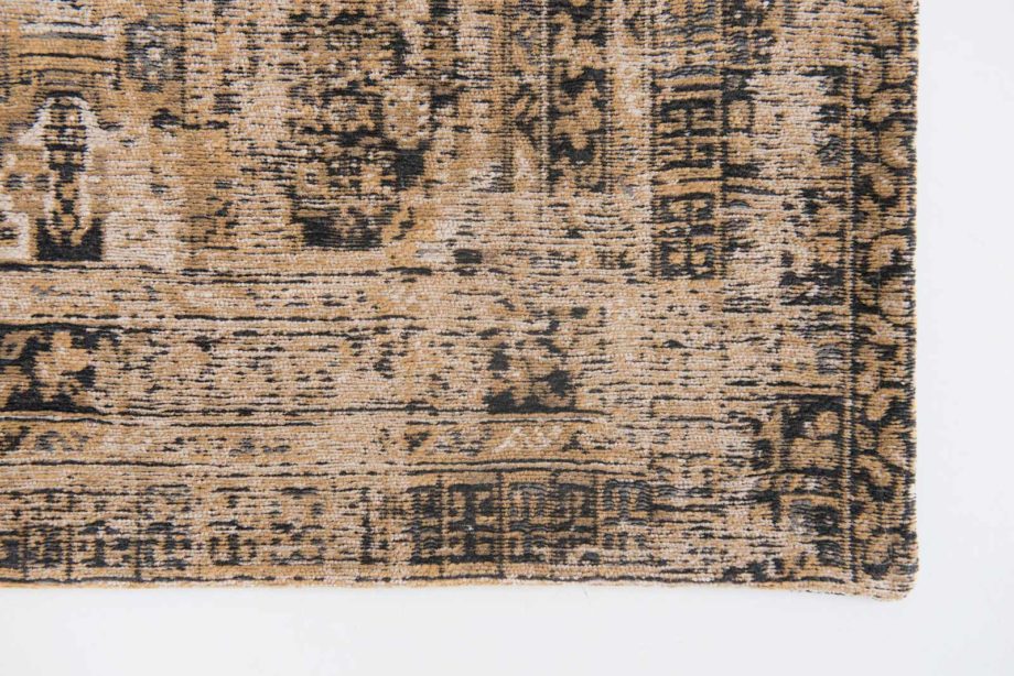 Louis De Poortere rug LX 8720 Antiquarian Antique Hadschlu Agha Old Gold corner