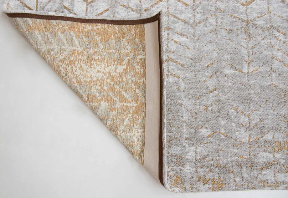 Louis De Poortere rug LX 8928 Mad Men Jacobs Ladder Central Yellow back