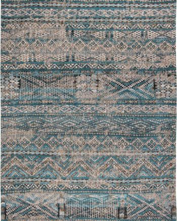 Louis De Poortere rug LX 9110 Antiquarian Kilim Zemmuri Blue