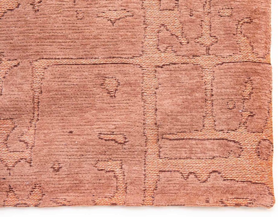 Louis De Poortere rug LX 9199 Structures Baobab Za Copper corner