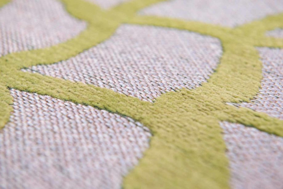 Louis De Poortere rug LX 9204 Mad Men Dedalo Republic Green zoom 1