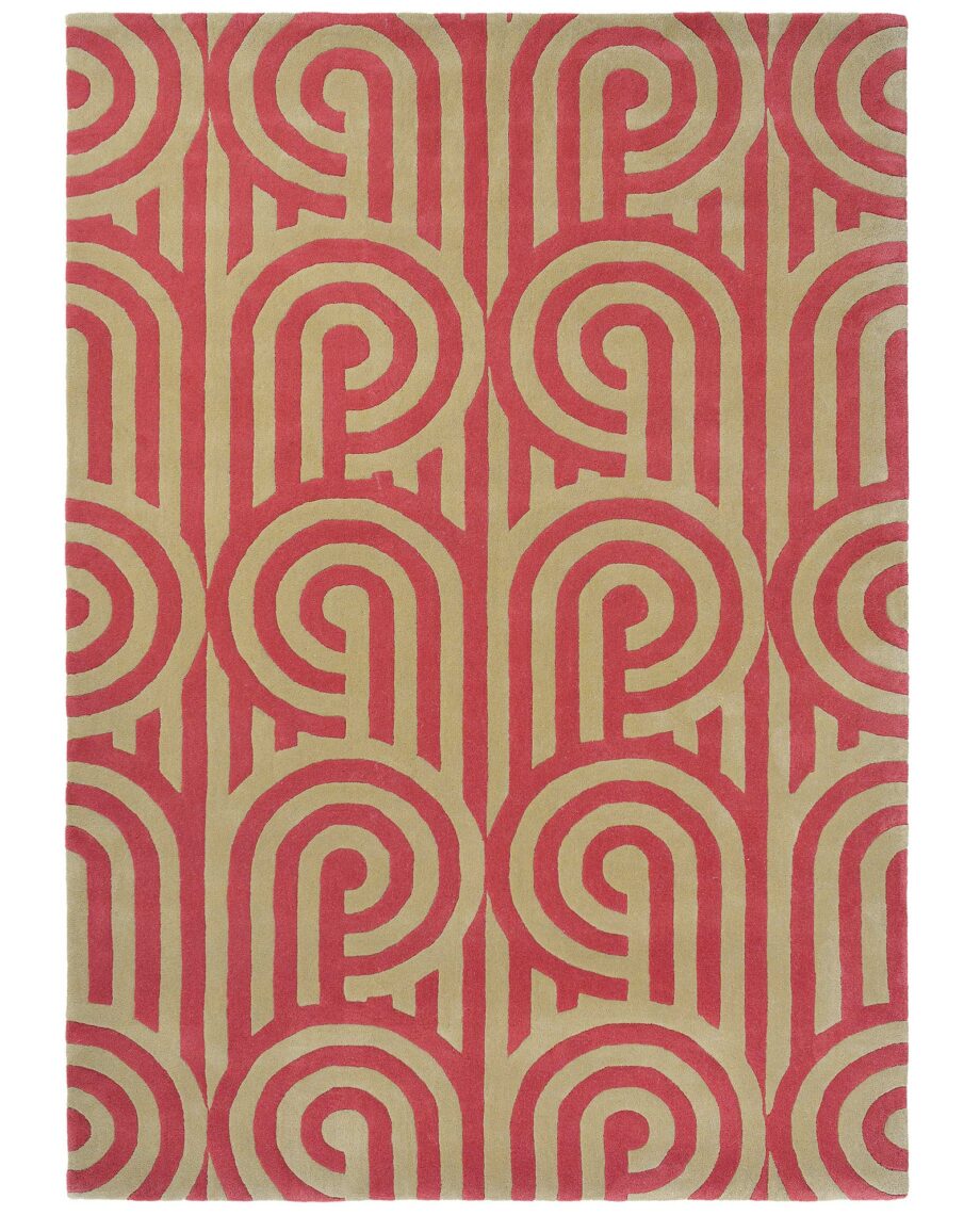 Florence Broadhurst Turnabouts Claret 039200