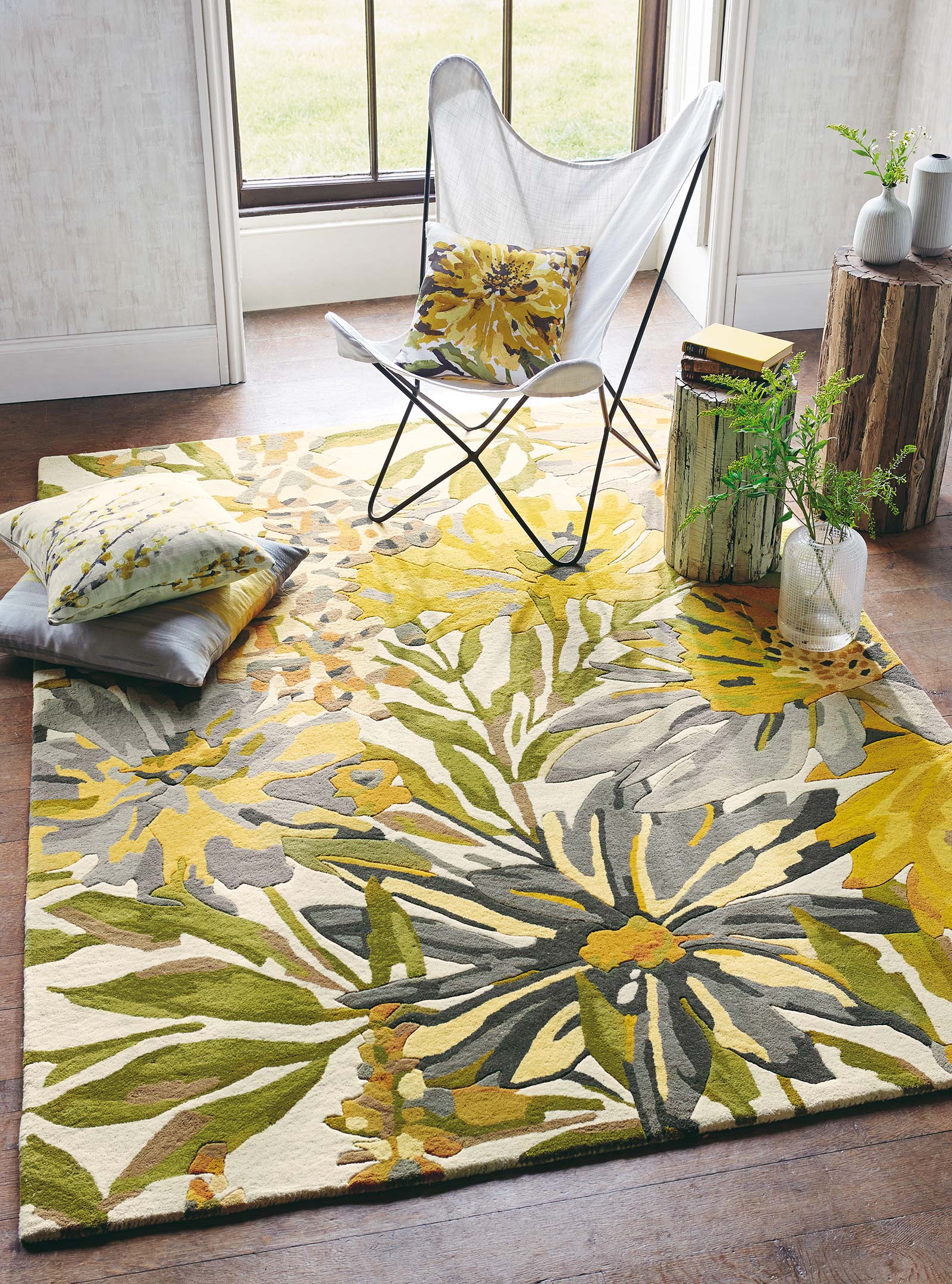 Harlequin Rug Floreale Maize 44906 Luxury Europe