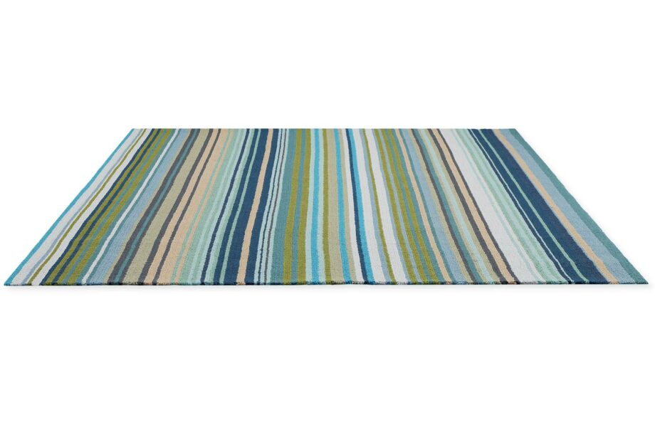 Harlequin Outdoor Spectro Stripes Emerald Marine Rust 442108 D