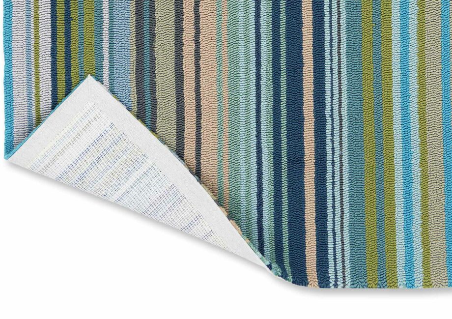 Harlequin Outdoor Spectro Stripes Emerald Marine Rust 442108 F