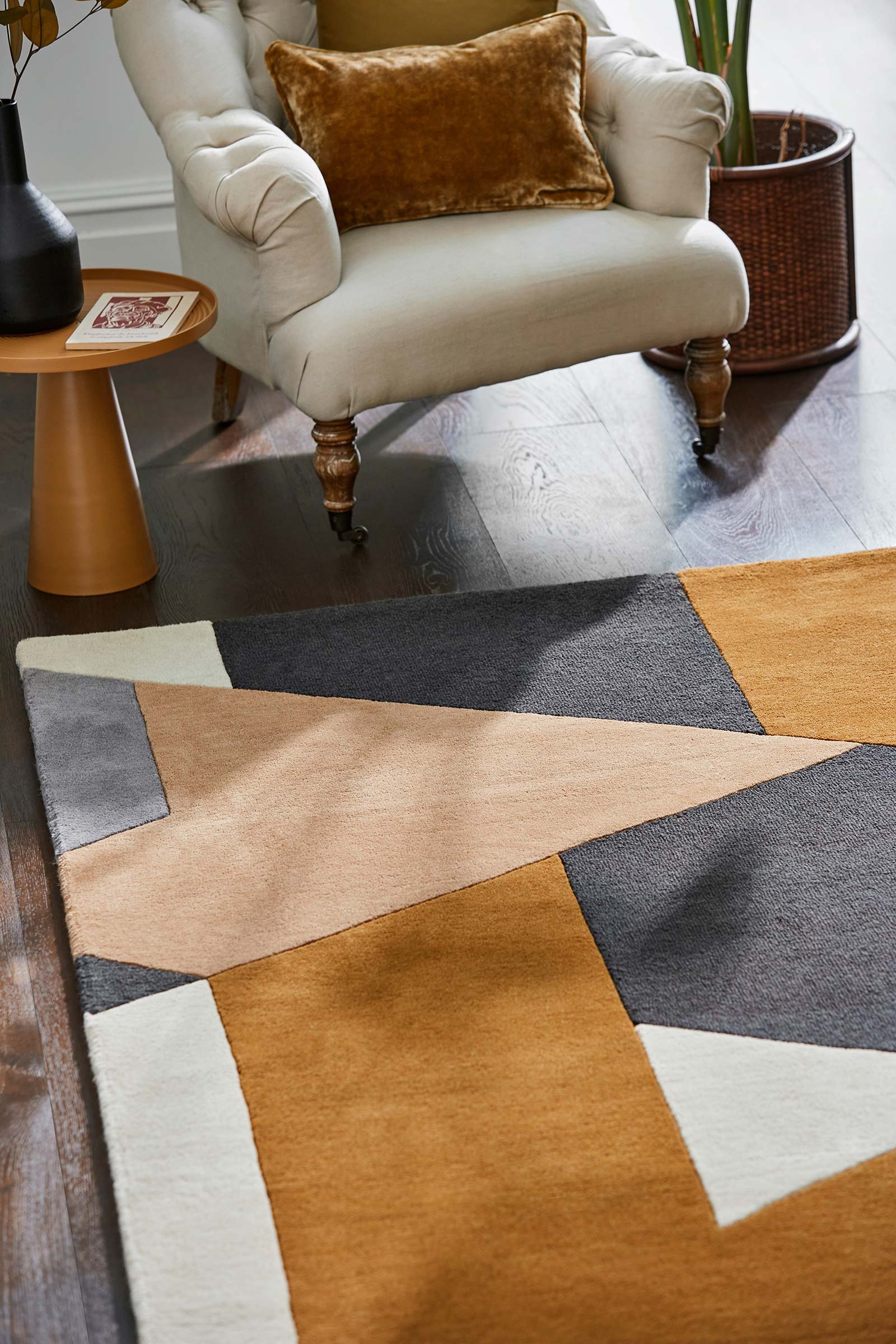 Harlequin Rug Popova Caramel Slate S 143101 Luxury Europe