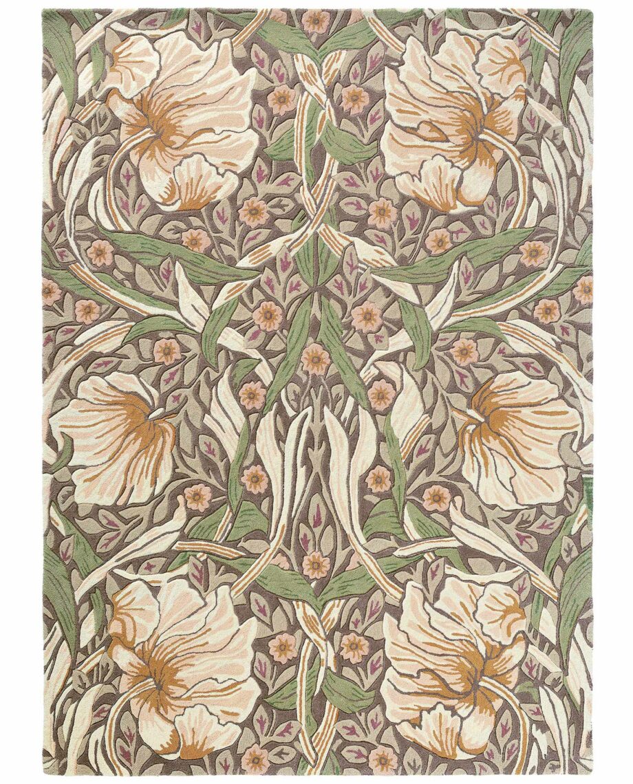 Morris Co Pimpernel Aubergine 028805