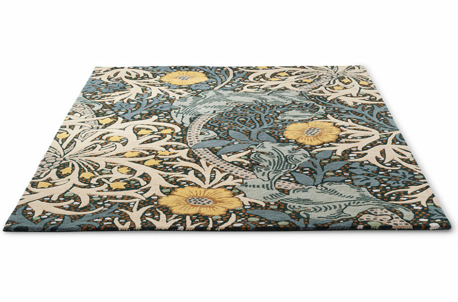 Morris Co Seaweed Teal 12708 D