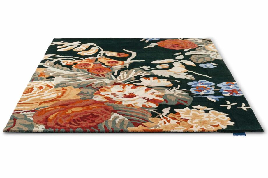 Sanderson Stapleton Park Navy Burnt Orange 45318 D