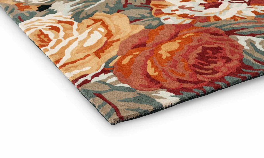 Sanderson Stapleton Park Navy Burnt Orange 45318 E