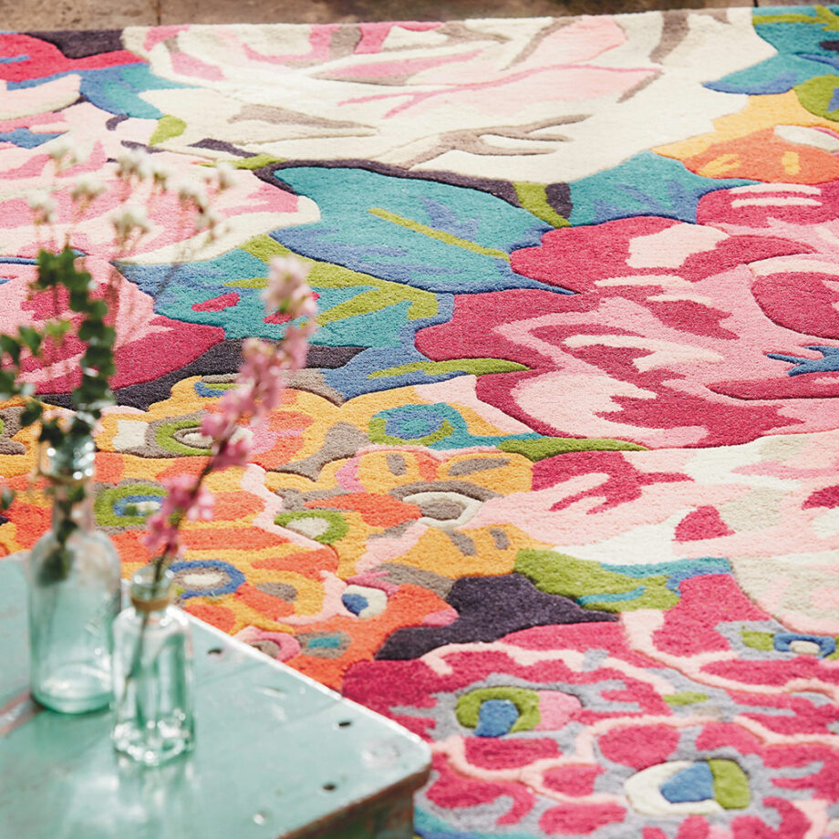 Sanderson Rose Peony Cerise 45005 2