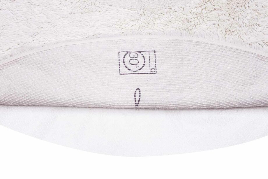 Lorena Canals Woolable Rug Arctic Circle Sheep White Round WO ARCTIC WH 7