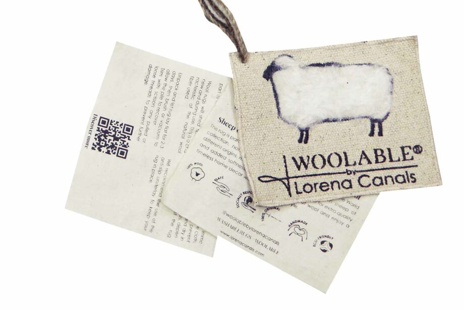 Lorena Canals Woolable Rug Arctic Circle Sheep White Round WO ARCTIC WH LB 1 1
