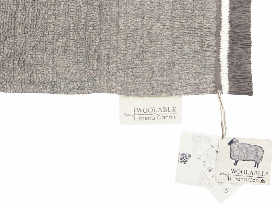 Lorena Canals Woolable Rug Steppe Sheep Grey WO STEPPE GR etiqueta
