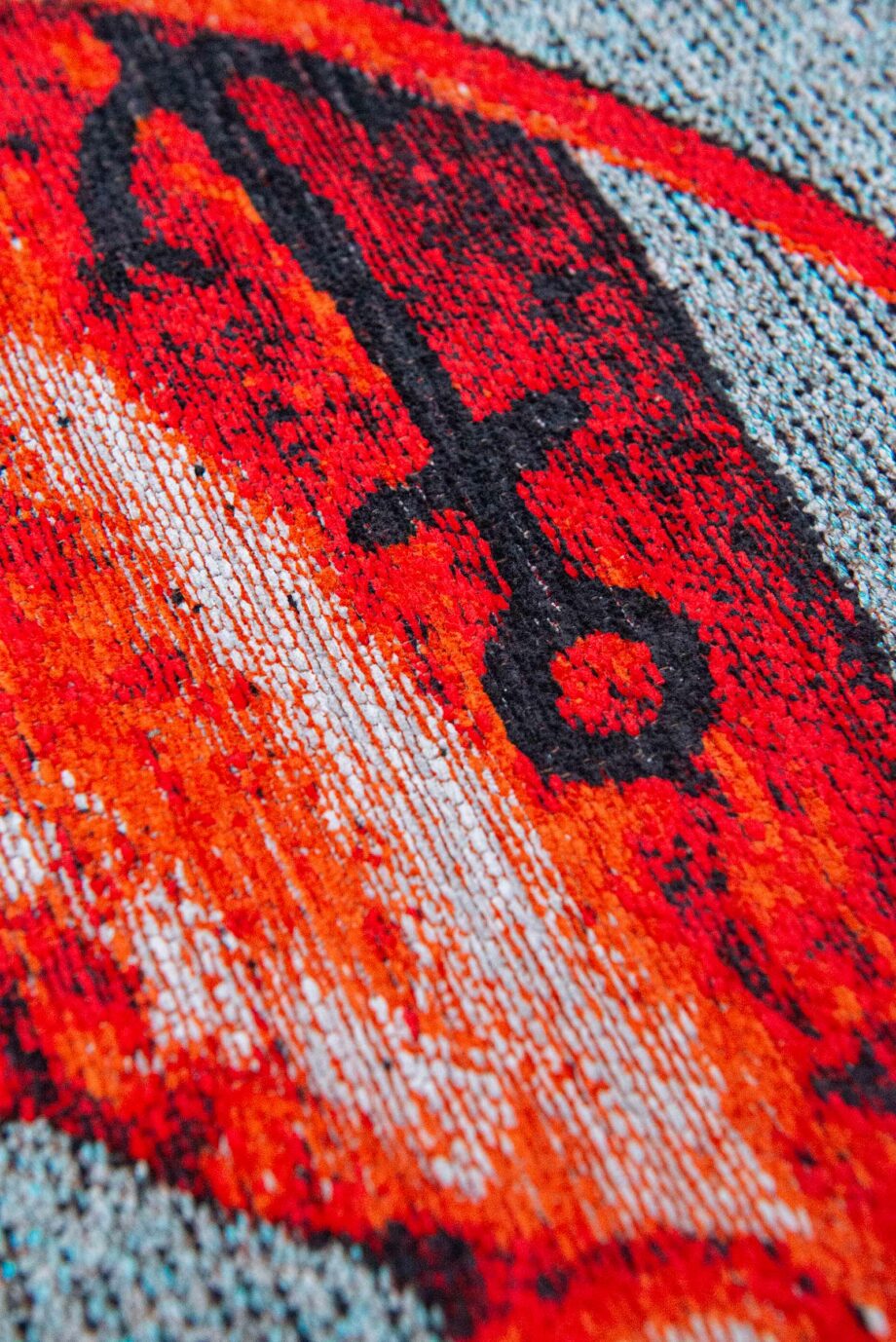 Louis De Poortere rug Pop 9389 Steam Red zoom 1
