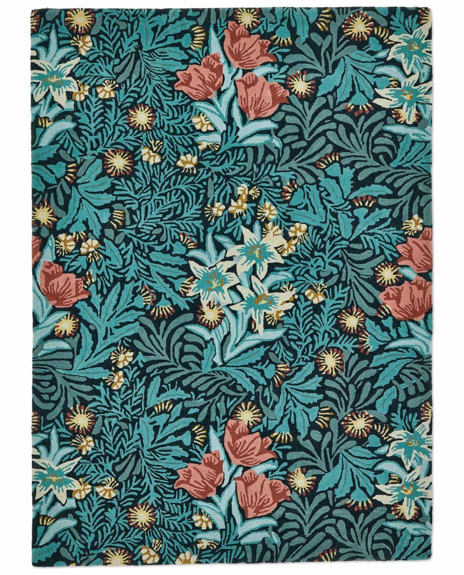 Morris Co Bower Indigo 128208 A