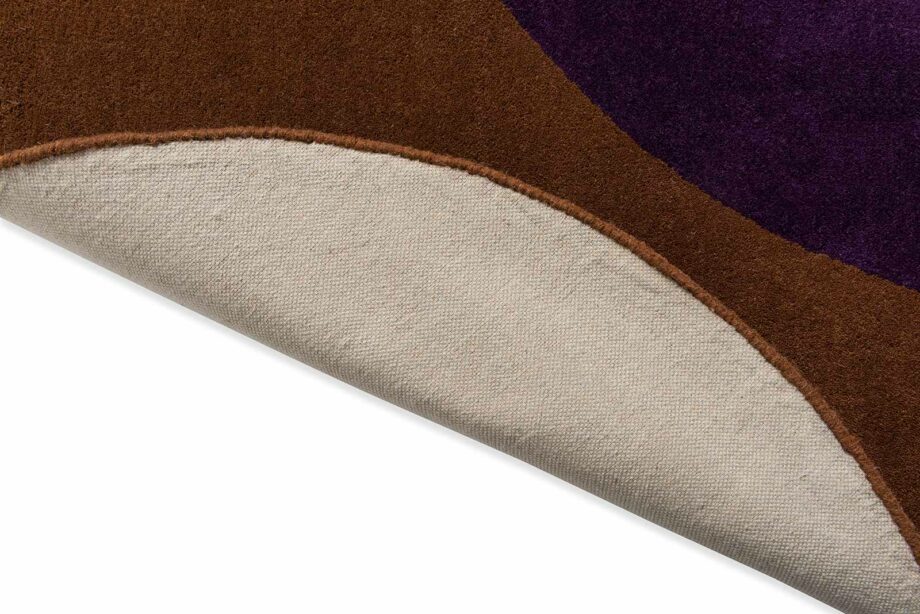 Orla Kiely Flower Spot Chestnut Violet 158401 F
