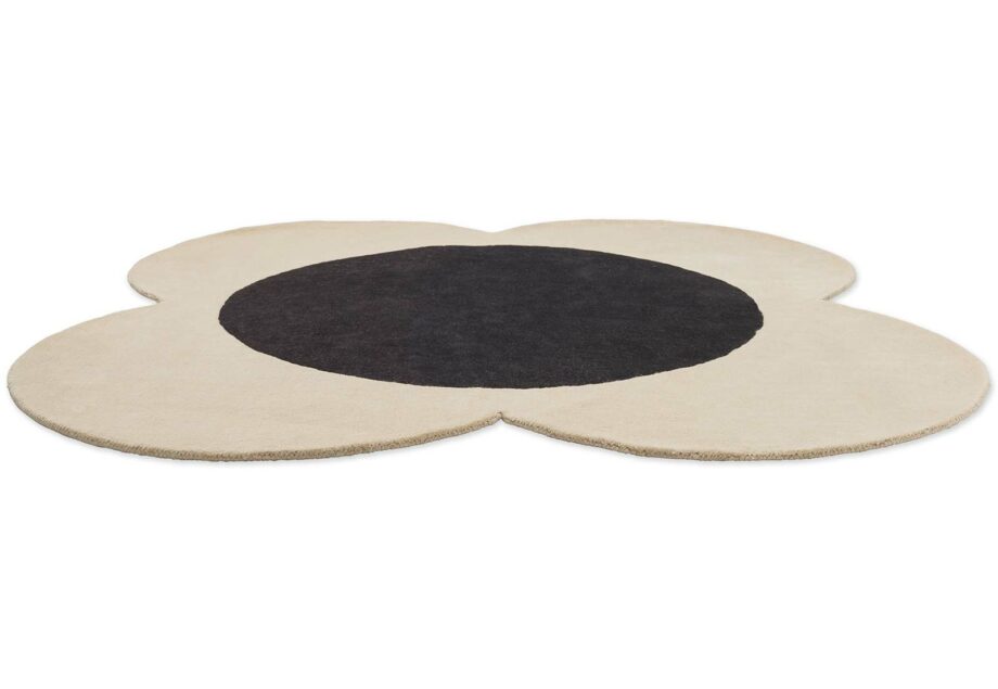 Orla Kiely Flower Spot Ecru Black 158409 D