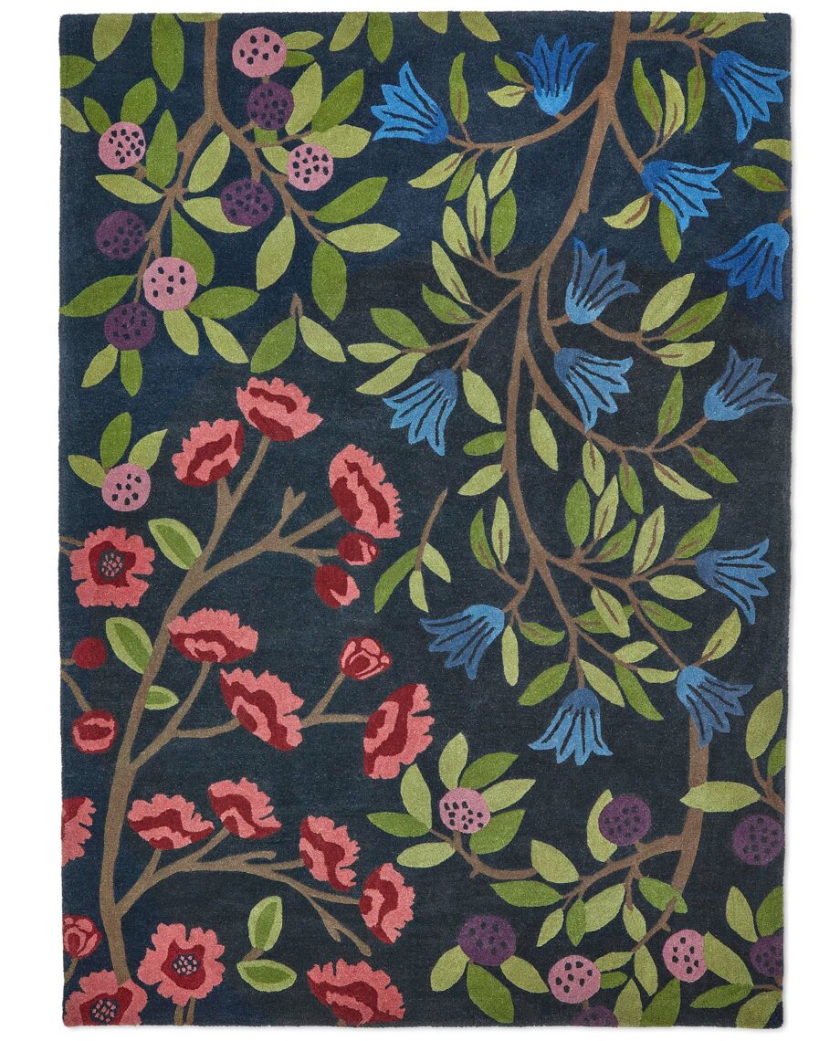 Sanderson Foraging Indigo 146618 A