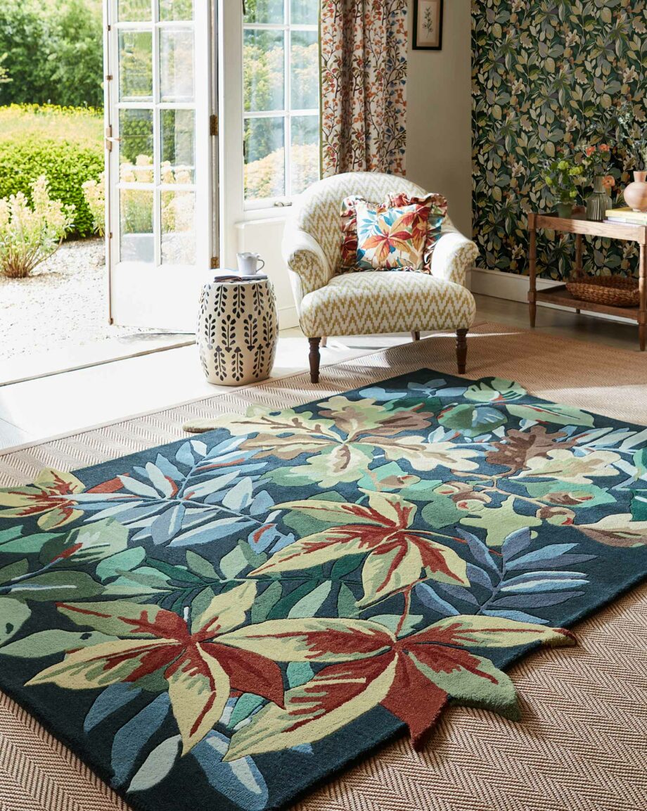 Sanderson Robins Wood Forest Green 146508 interior 2