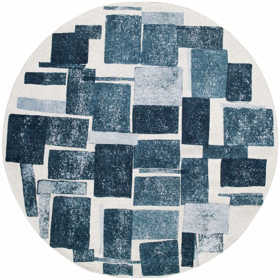 Louis De Poortere Craft Lucia 9355 Ice Blue round