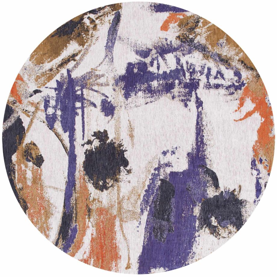 Louis De Poortere Gallery Fresque 9342 Purple Game round