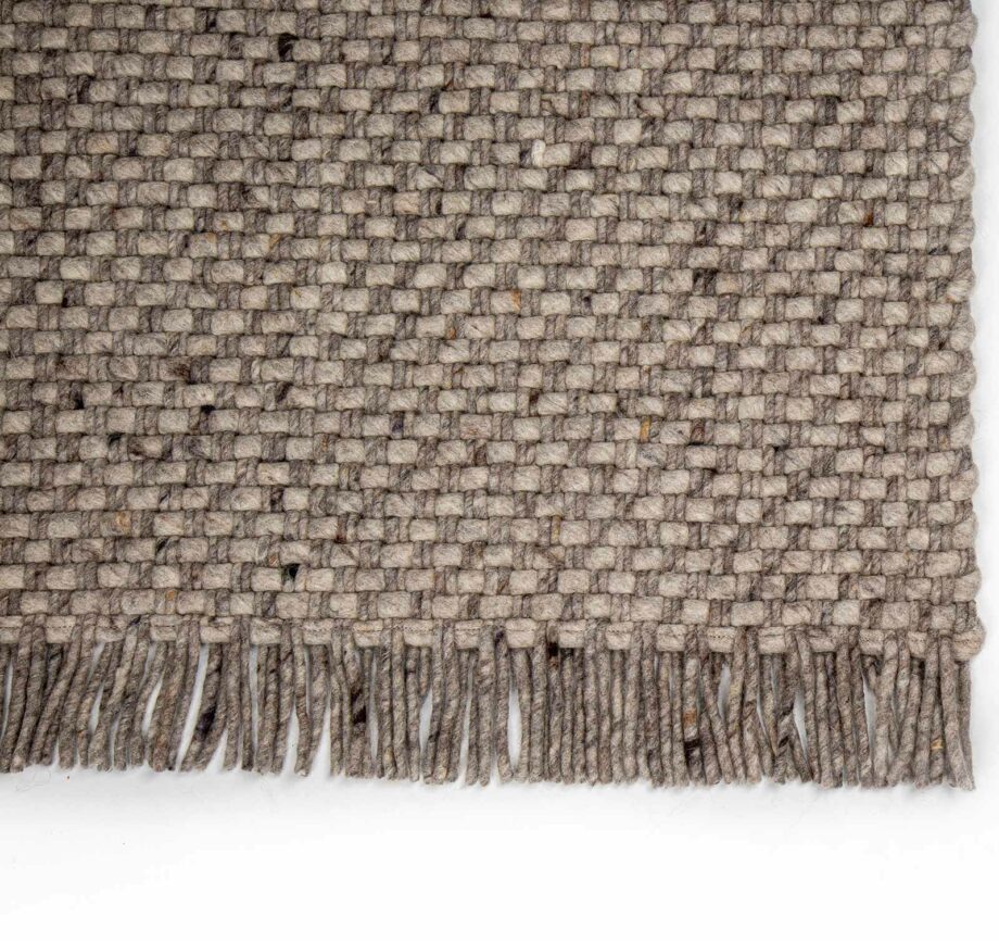 Brinker Carpets rug Burano Dark Grey top corner