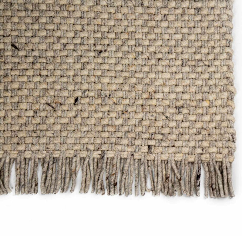 Brinker Carpets rug Burano Light Grey top corner