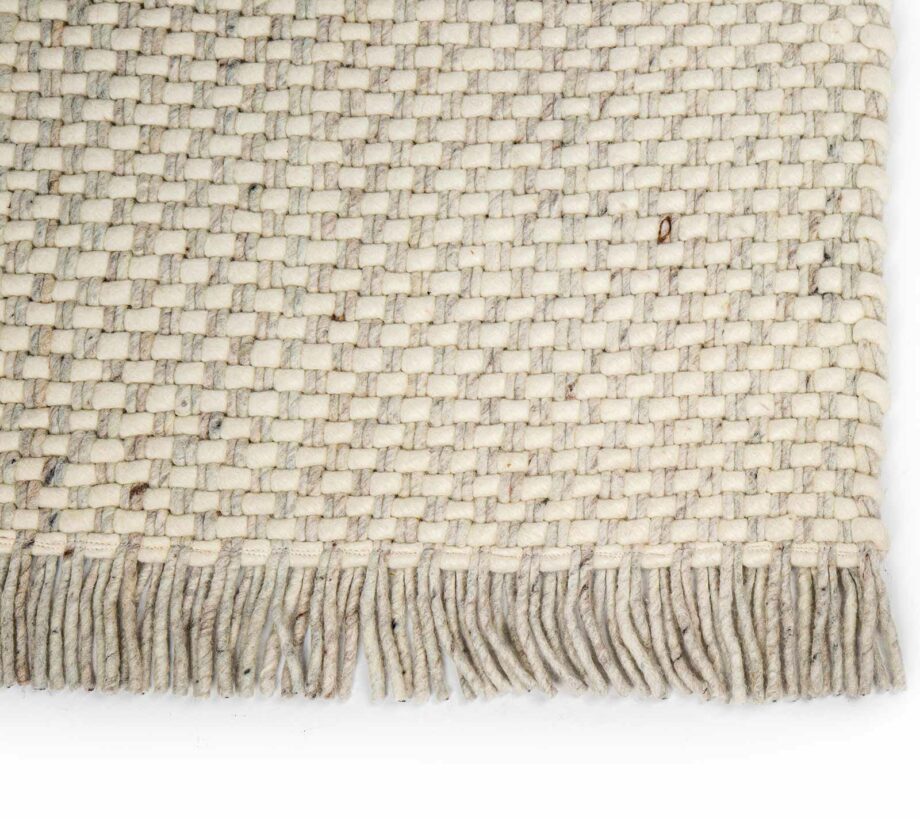 Brinker Carpets rug Burano White top corner