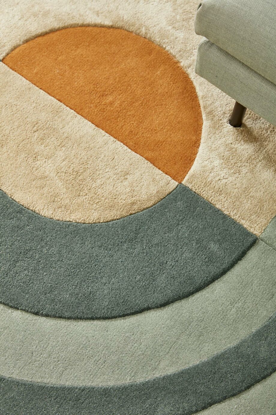 Brinker Carpets rug Fano Girare Green interior 4