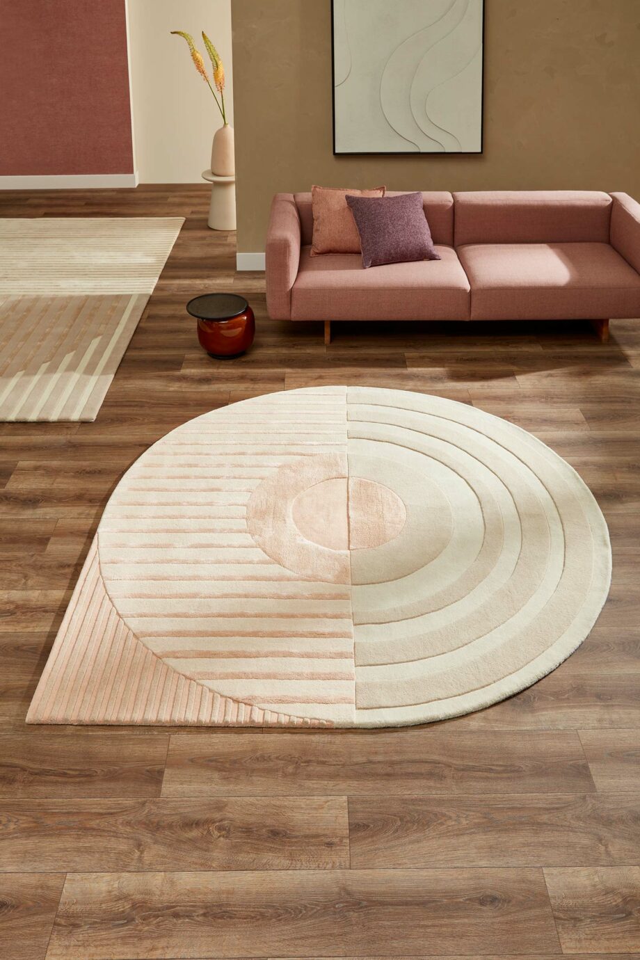 Brinker Carpets rug Fano Girare White Beige interior 2