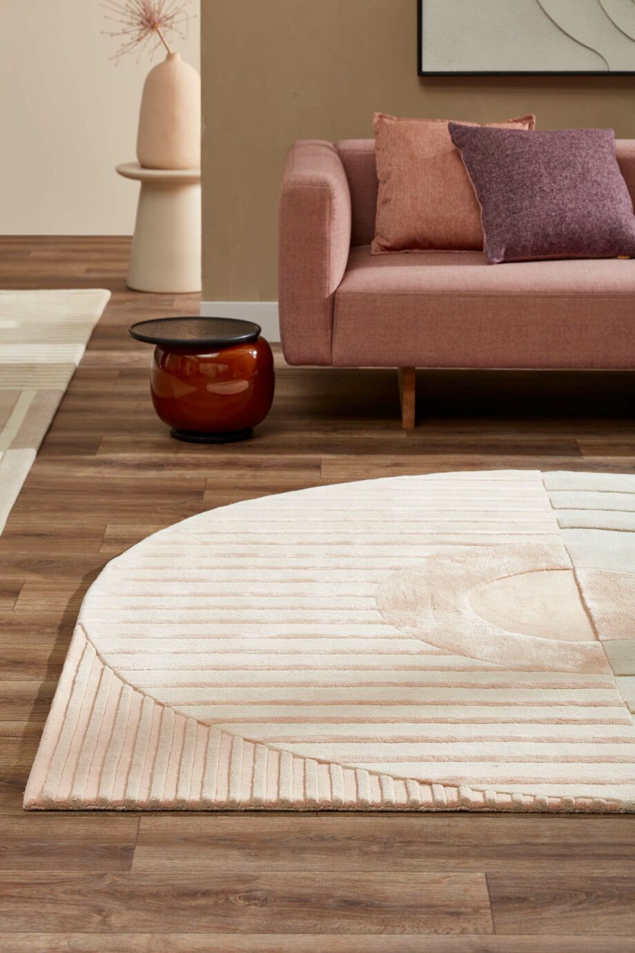 Brinker Carpets rug Fano Girare White Beige interior 3