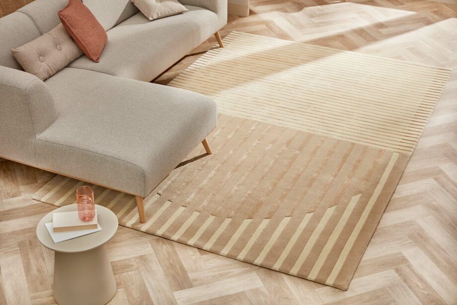 Brinker Carpets rug Fano White Beige interior 2
