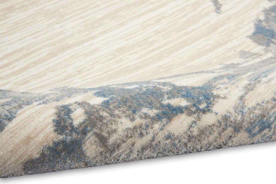 Calvin Klein rug Enchanting CK005 ECH01 IVGBL IVORY GREY BLUE 5X7 099446869661 TX01