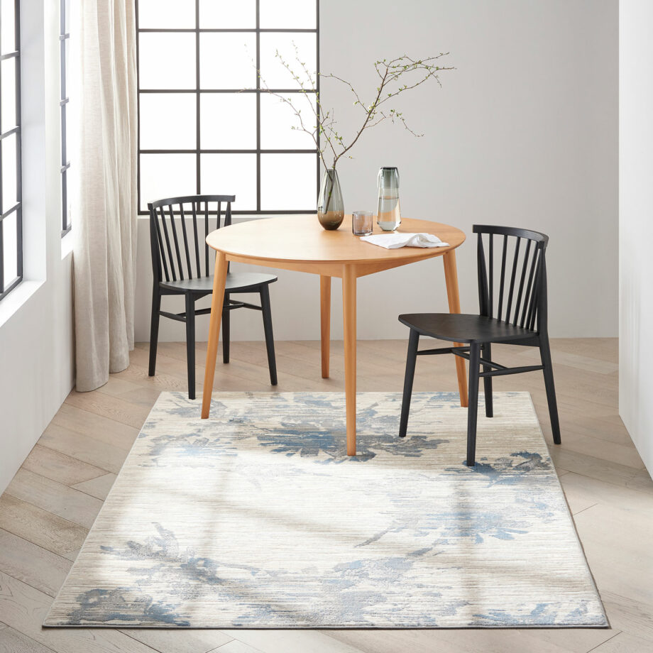 Calvin Klein rug Enchanting CK005 ECH01 IVGBL IVORY GREY BLUE 5X7 099446869661 interior 3