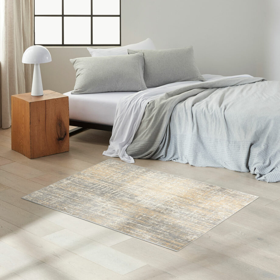 Calvin Klein rug Enchanting CK005 ECH04 GYBGE GREY BEIGE 3x5 099446869968 interior 1
