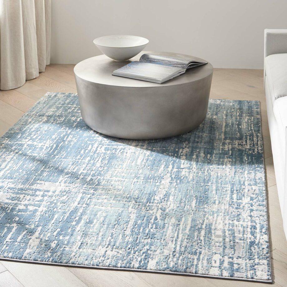 Calvin Klein rug Enchanting CK005 ECH04 SEAIV SEAGLASS IVORY 5X7 099446869913 interior 1