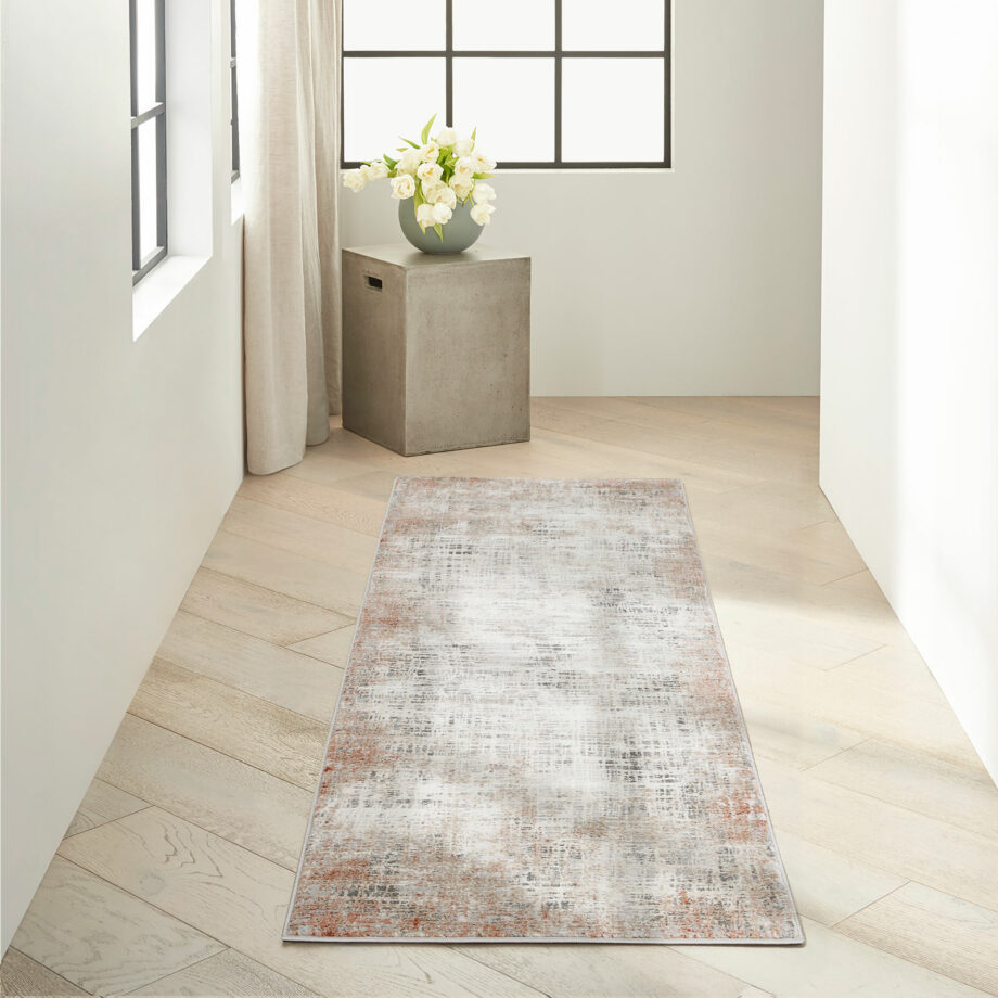 Calvin Klein rug Infinity CK022 IFN01 RUSMT RUST MULTICOLOR 2x8 099446078667 interior 1