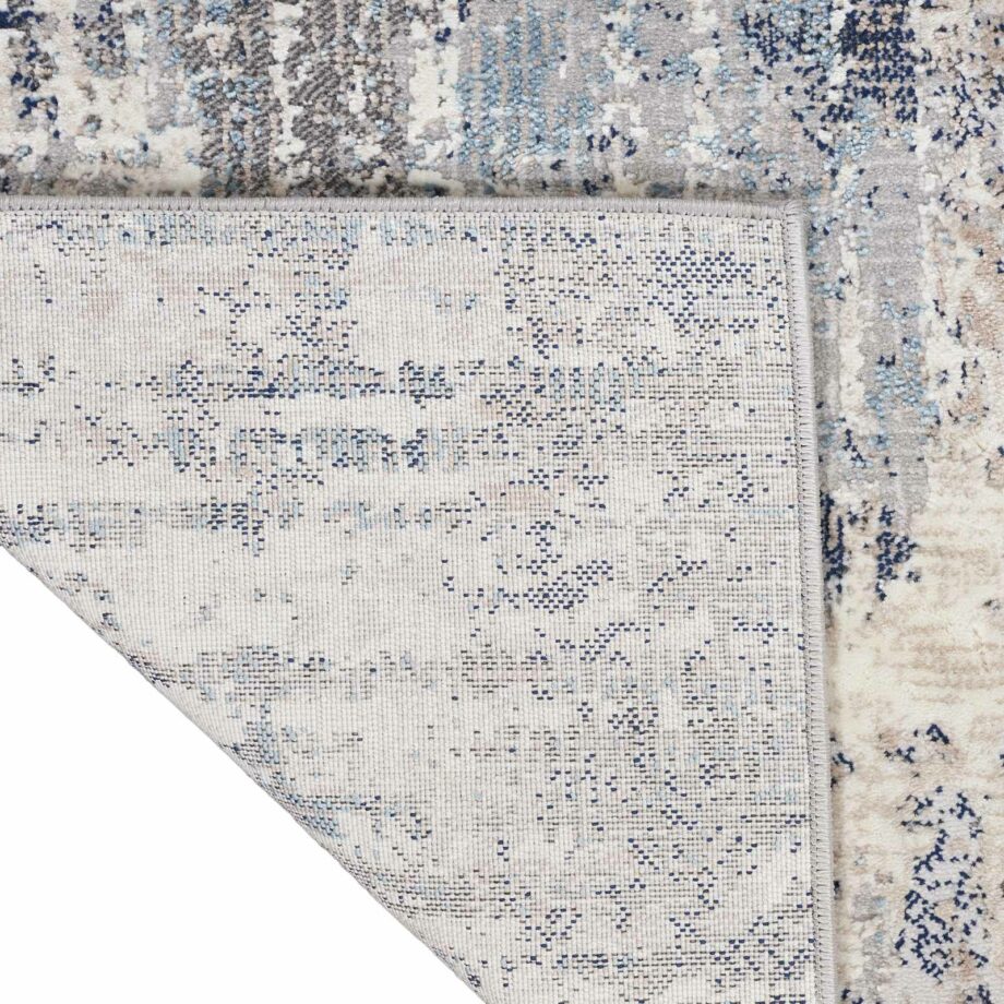Calvin Klein rug Infinity CK022 IFN04 IVGBL IVORY GREY BLUE 5x7 099446079268 CRB